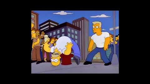 Street fighter II intro but it’s the simpsons | (Crossposting Express)