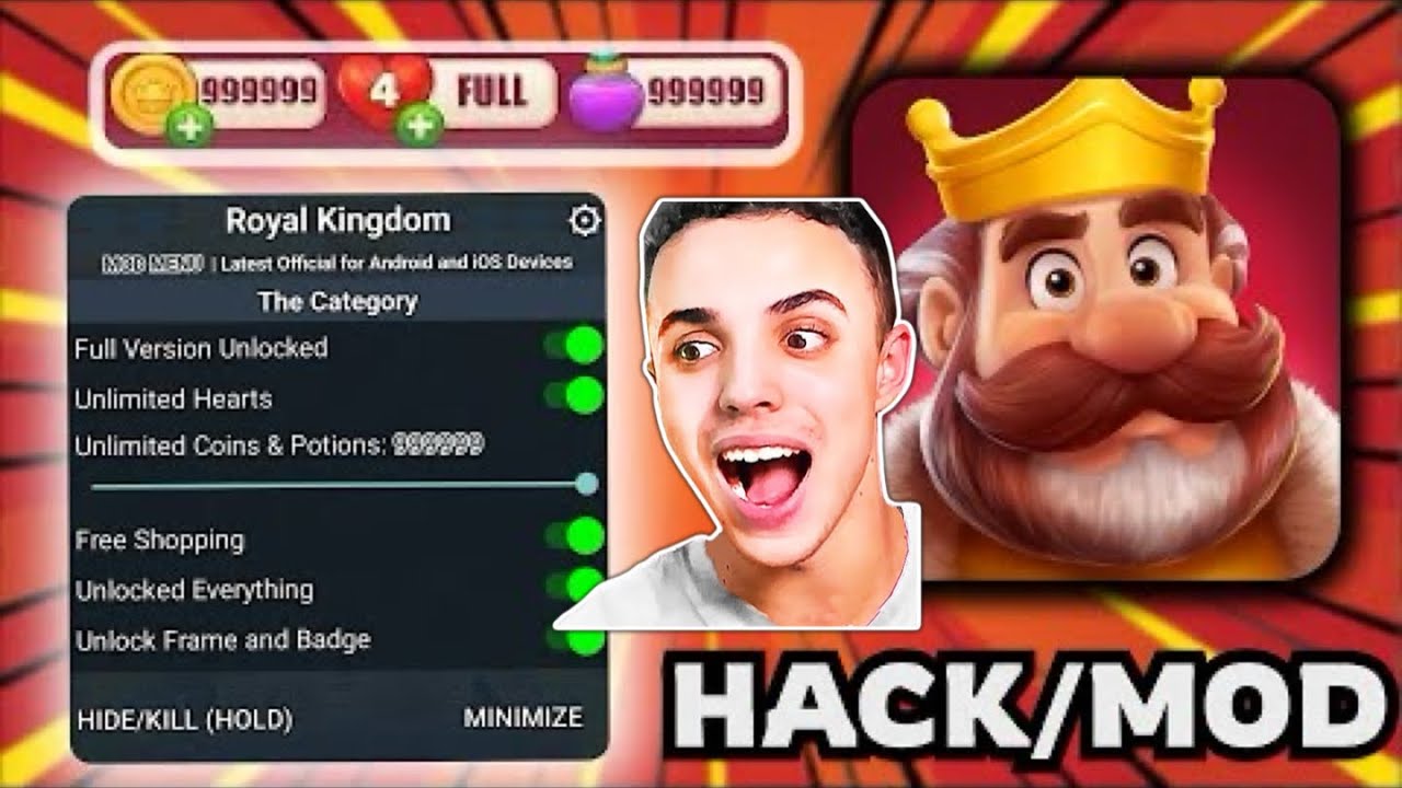 Royal Kingdom HACK/MOD | 999999 Coins & Potions Royal Kingdom MOD APK iOS iPhone Android