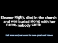 Aretha Franklin - Eleanor Rigby (with lyrics)