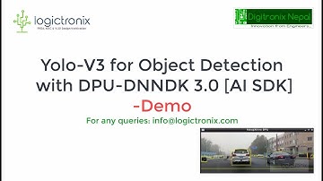 YoloV3 [Caffe] for Object Detection with DPU DNNDK and Ultra96 FPGA