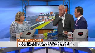 Mike Dubberly, Janice Rogers and Mickey Ferguson try new Doritos flavor before Pet Pic