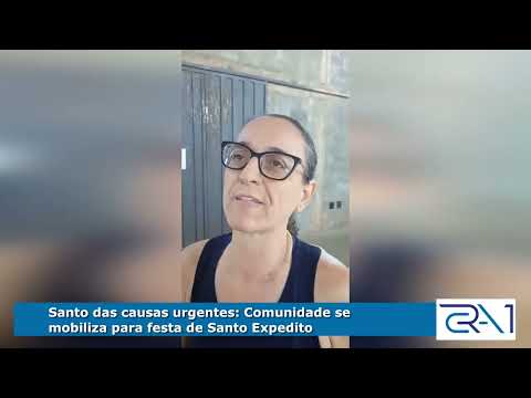 Comunidade se mobiliza para festa de Santo Expedito