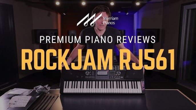 RockJam 61 Key Keyboard Piano With LCD Display Kit Review #rockjam #le