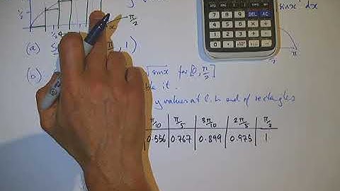 y13 Maths Numerical Integration Methods: rectangles