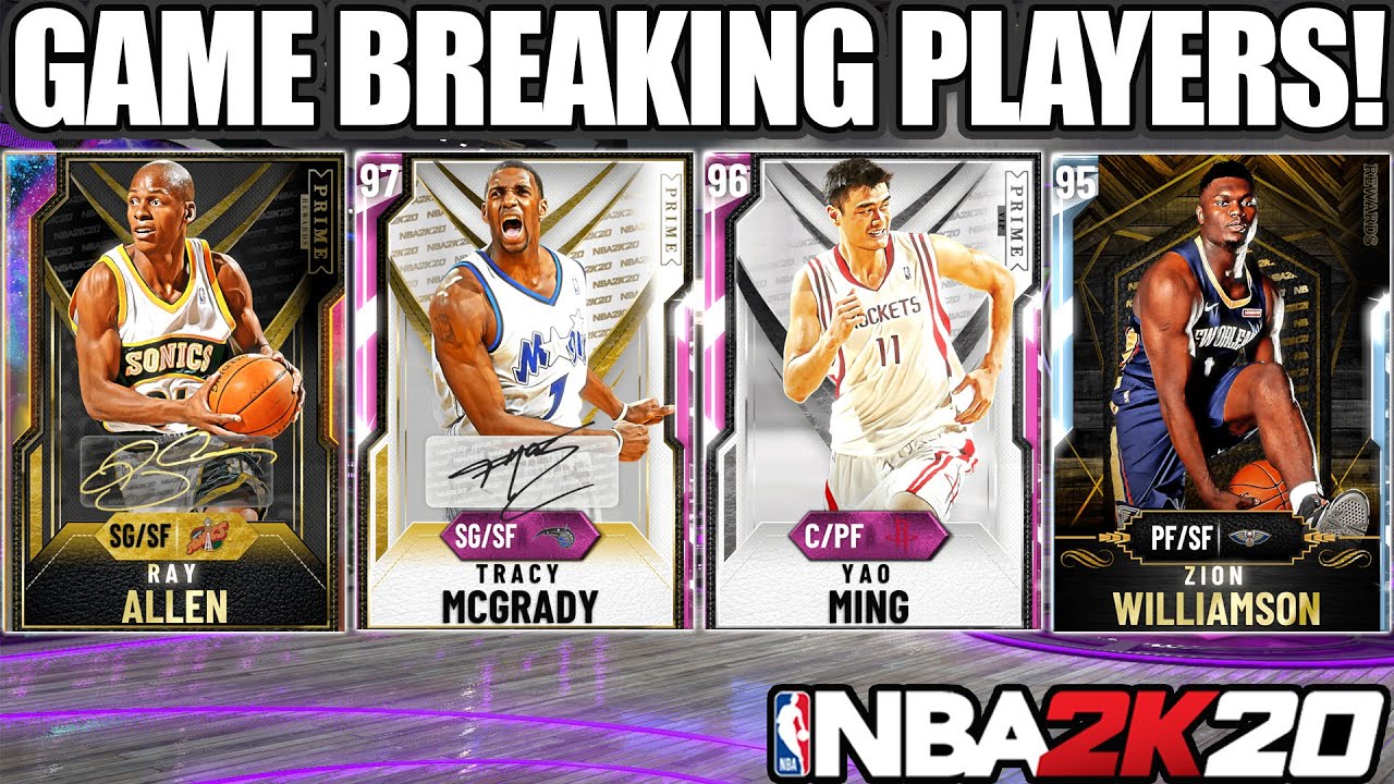 GALAXY OPAL RAY ALLEN, PINK DIAMOND TMAC AND YAO MING ARE THE CHEESIEST CARDS IN NBA 2K20 MYTEAM