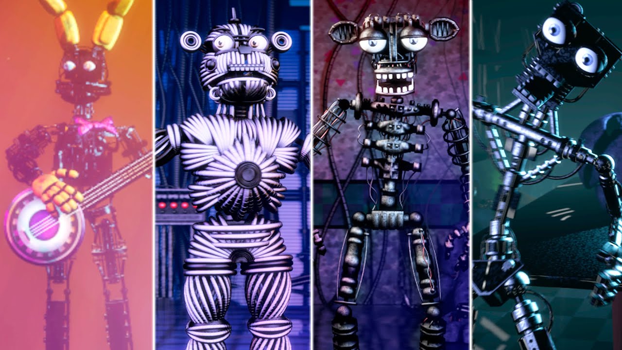 Все объяснения эндоскелетов FNaF