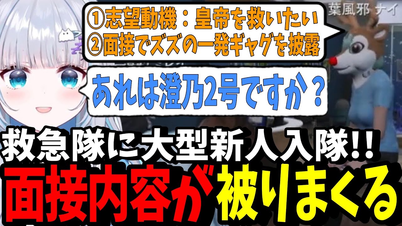 【ストグラ】新しく入隊した新人の面接内容が酷似しすぎておもしろコントになる澄乃ミレイ【花芽すみれ/ぶいすぽ/切り抜き】