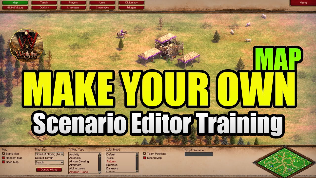 AoE2 DE Map Making Made EASY: Your First 4v4 Map in 15 Min Tutorial 2026