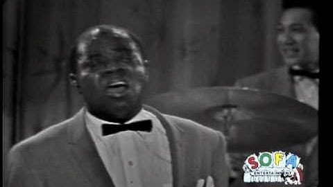 LOUIS ARMSTRONG "When The Saints Go Marching In" on The Ed Sullivan Show