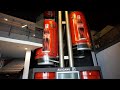 Coca-Cola can circular 1995 Schindler roped hydraulic elevators @ CAP, Kiel, germany