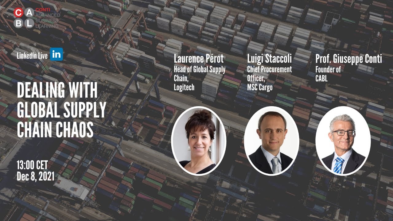 LinkedIn Live: Dealing with Global Supply Chain Chaos - YouTube