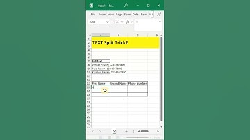 TEXT Split Trick| Excel tips| Excel in Telugu  #exceltips #excel #excelsolutions