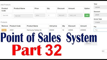 Point of sales system Using Ajax jQuery PHP MySQL part 32 Purchase item Pay