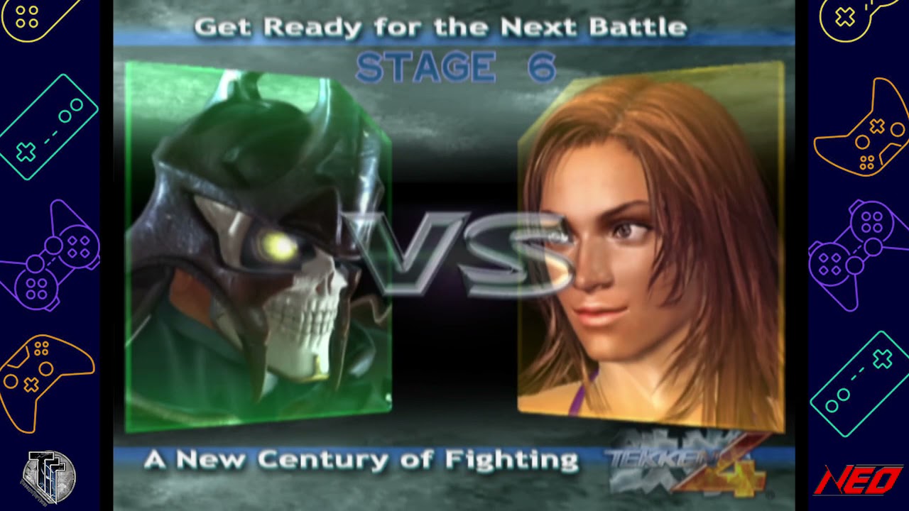 Tekken 4 Arcade Mode Run: Yoshimitsu (The Roach King)