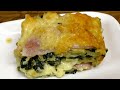 How To Make Ham &amp; Cheese Potato Cake with Spinach - Recipe