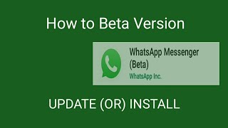 How to Whatsapp beta version update screenshot 2