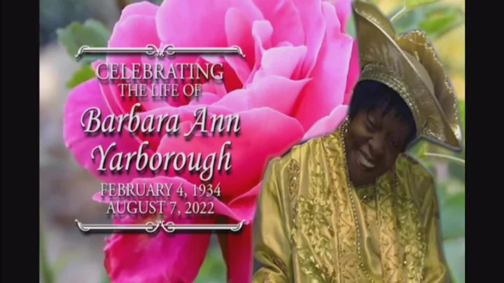 Celebration of Life for Sis Barbara Yarborough