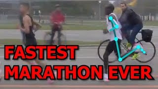 Running Analysis: The FASTEST Marathon Runner in the World