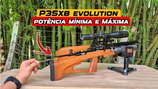 TESTEI A POTÊNCIA MÁXIMA E MÍNIMA DA CARABINA P35XB 5.5