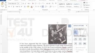 Without moving the image of the first paragraph, apply tight wrap of the text only on the left... screenshot 2