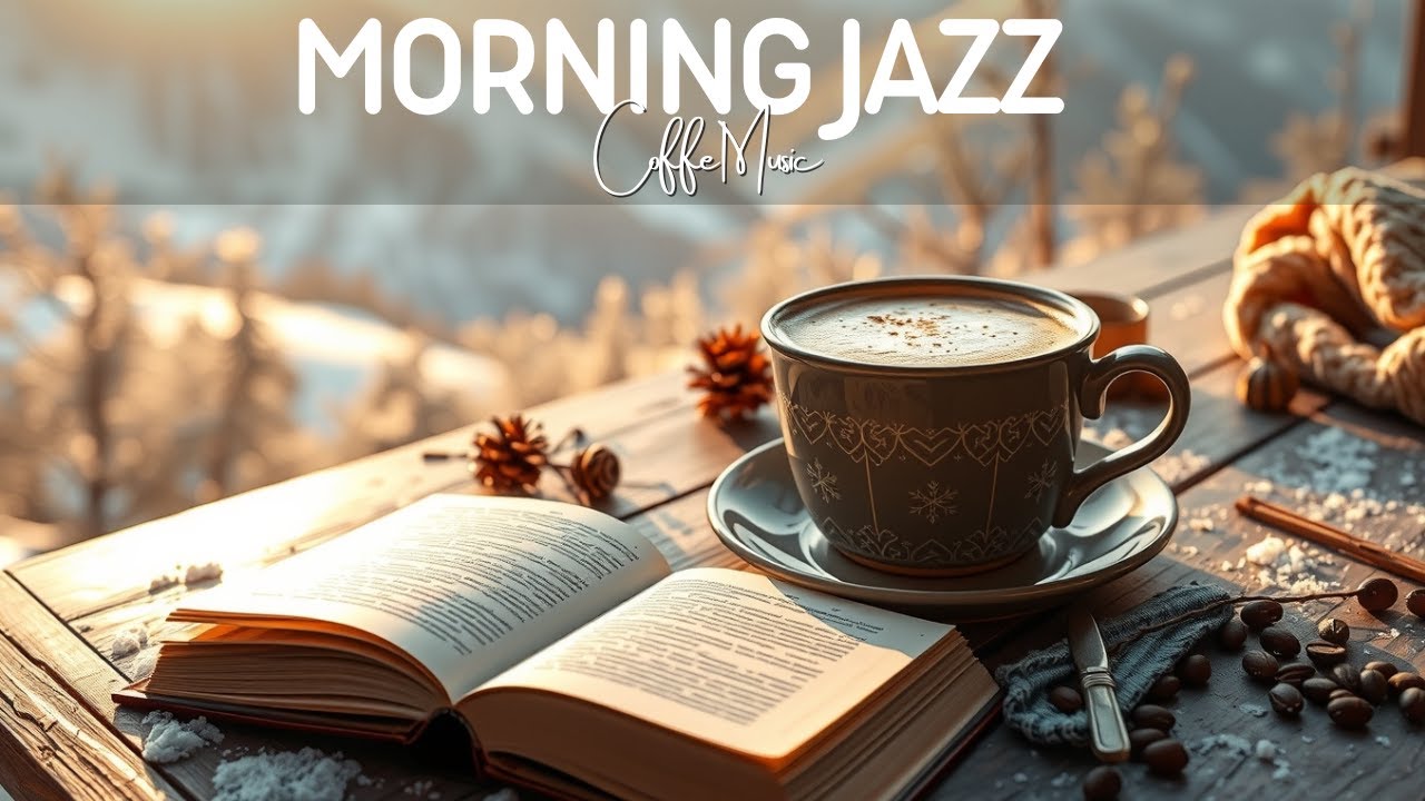 Winter Coffee Shop Jazz ☕ Smooth Piano Music for Good Mood, Study & Work