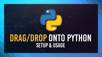Enable Drag+Drop onto Python files in Windows | py, pyc, pyw | EASY 2024