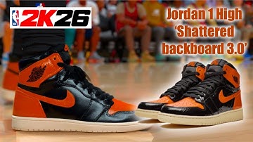 NBA 2K26 Shoe Creator - Jordan 1 Shattered Backboard 3.0