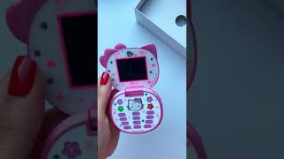 Unboxing HELLO KITTY Unlocked K688 Flip Mini Phone 📱 #HELLOKITTYPHONE screenshot 1