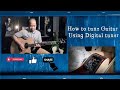 How to tune guitar  david kakaap