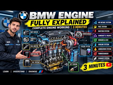 BMW Engine Explained | Complete Engine Working, Sensors, Turbo, Fuel & Ignition System