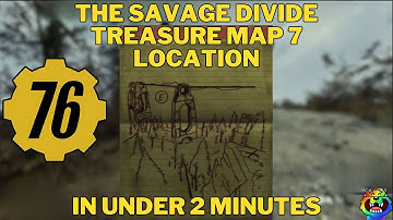 How to find The Savage Divide Treasure Map 7 #fallout76 #fallout76guide