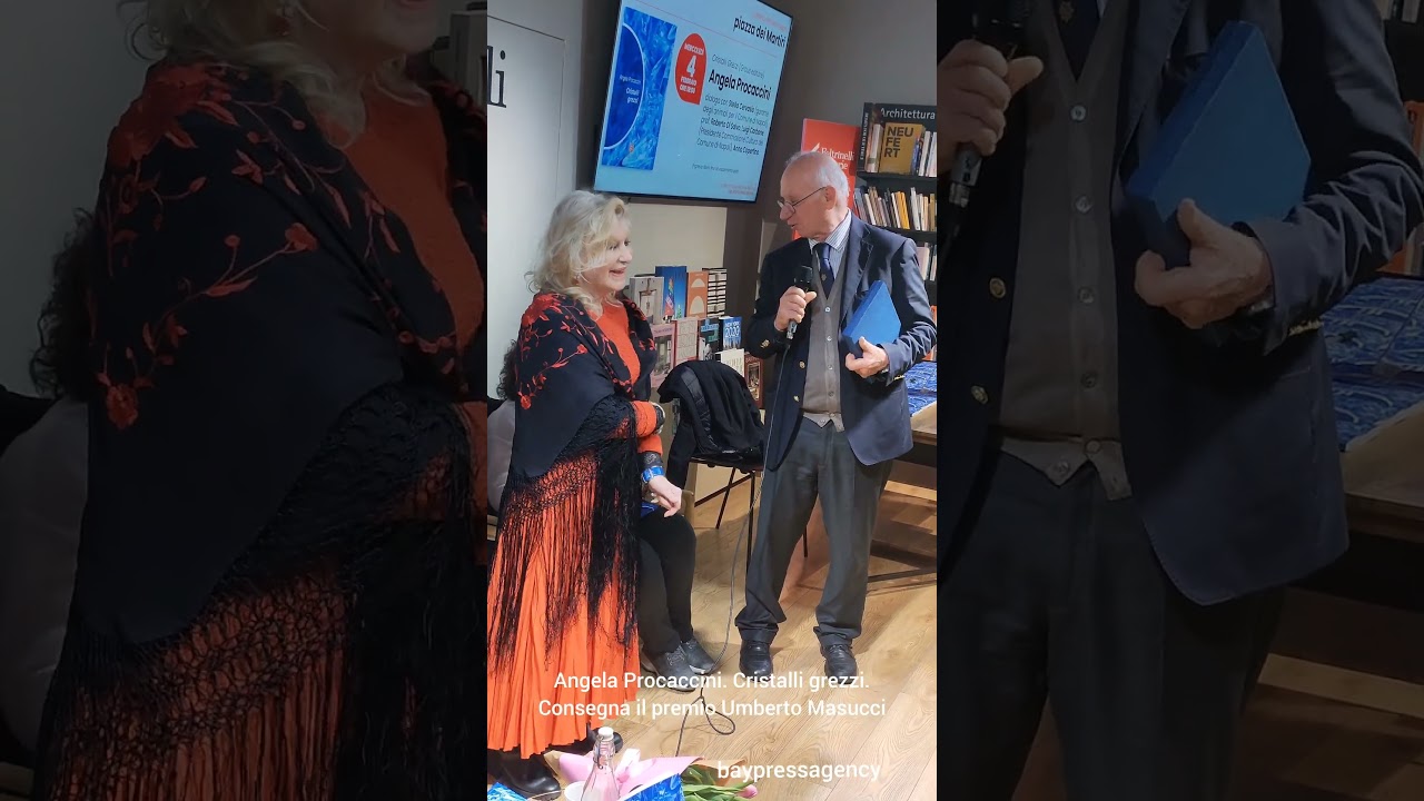 Angela Procaccini. Cristalli grezzi Consegna il premio Umberto Masucci (Smart version)