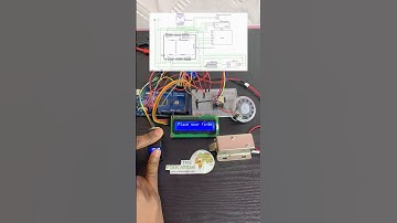 Door Lock control with Audio Alert using Arduino, FingerPrint Sensor &  DFplayer Mini #engineering