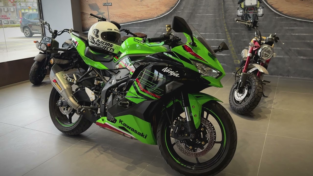 Kawasaki ZX-4R Dominator Matte Forsound Style Dyno Horsepower Test