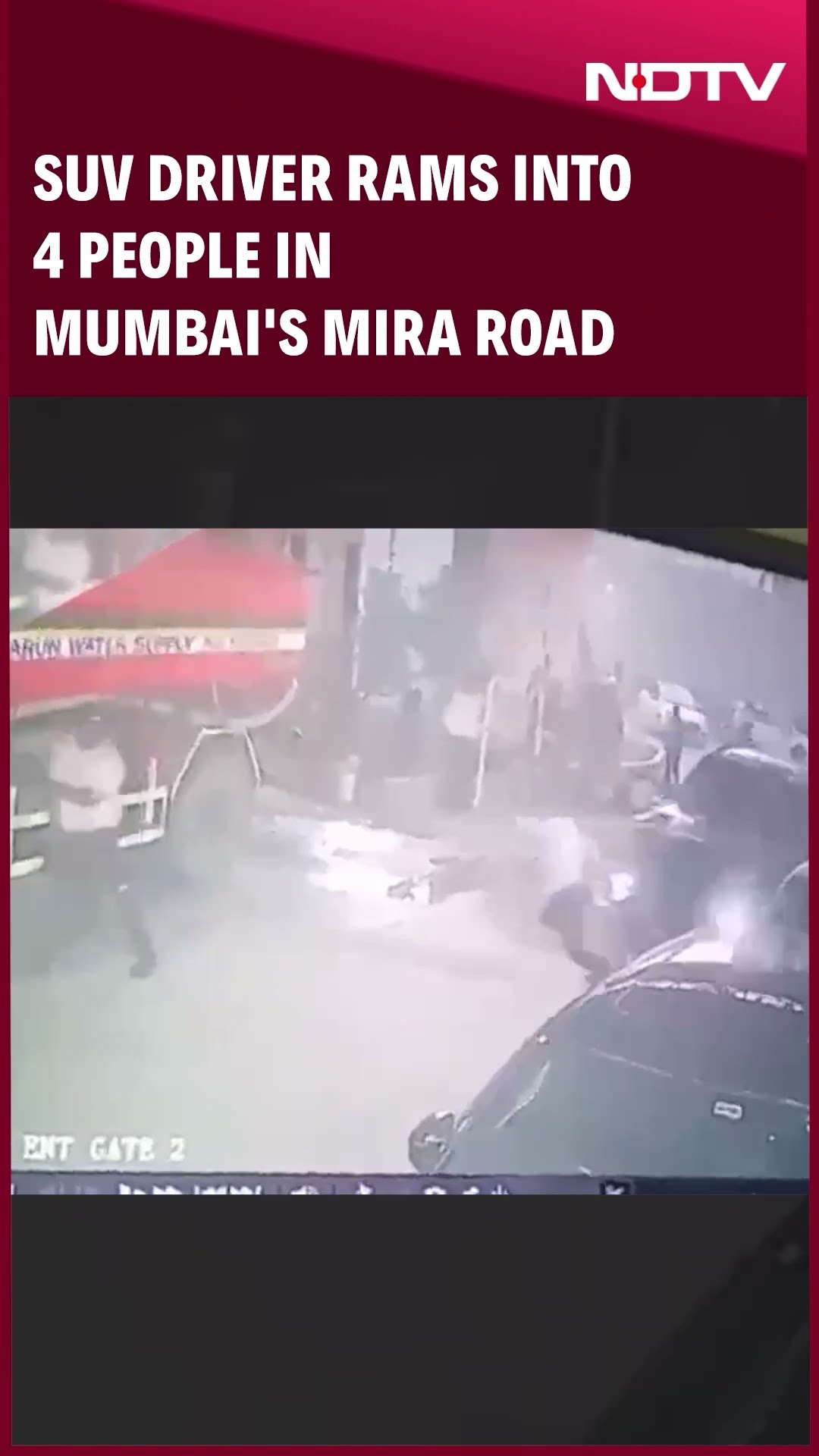 Mumbai | Refused Entry To Apartment Complex, SUV Hits Guards, Rams Cabin