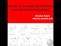 Theory of Column Selection in HPLC Method Development