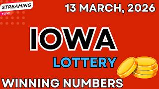 Iowa Midday Lottery Results For - 13 Mar, 2026 - Pick 3 - Pick 4 - Powerball - Mega Millions