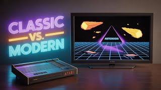 Asteroids - Game play on ATARI 7800 in 2024!