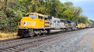 Colorful Consists & Dash 9s! NS 11V | Last Trains of 2023 - NS Pittsburgh Line