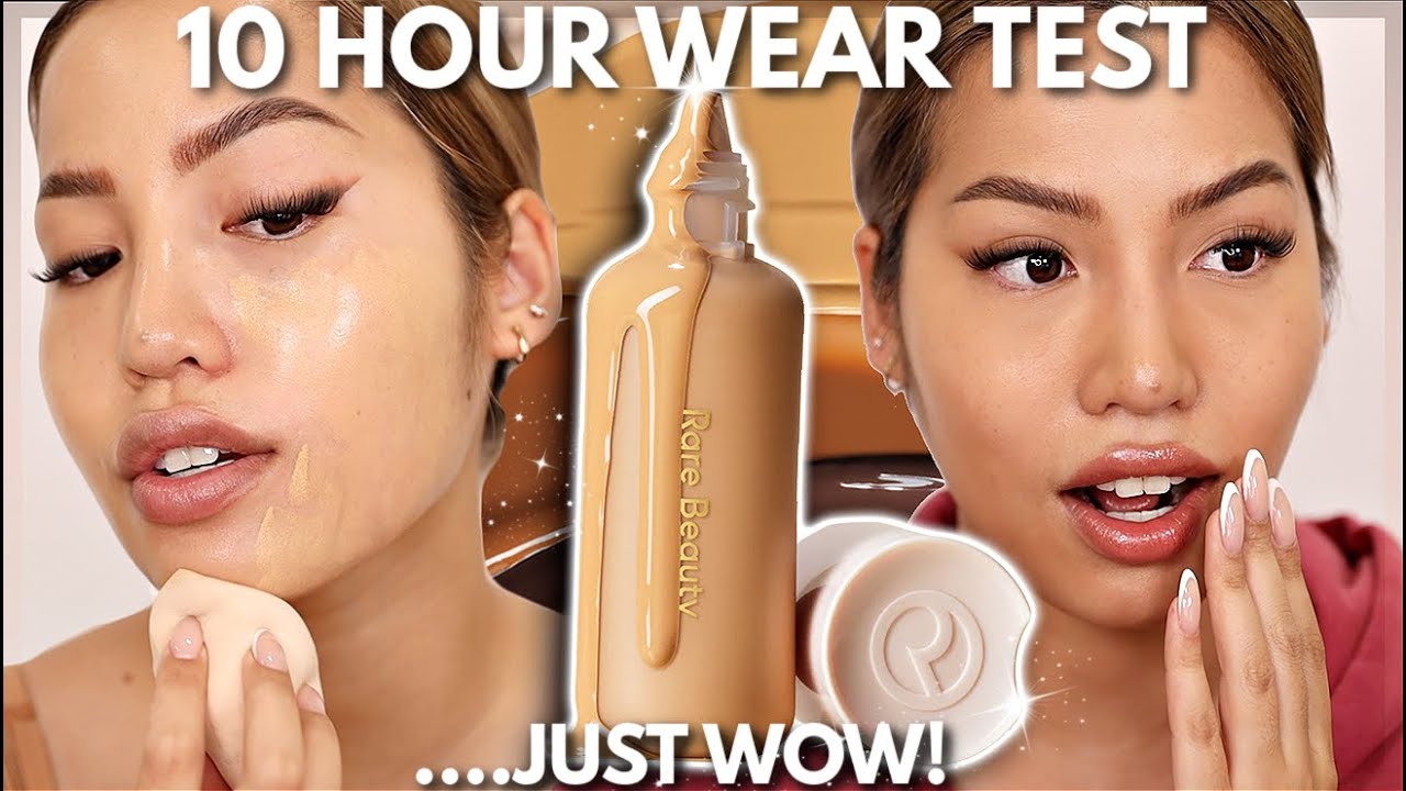SO GOOD NEW RARE BEAUTY TINTED MOISTURIZER WEAR TEST ON OILY SKIN SO GOOD NEW RARE BEAUTY TINTED MOISTURIZER WEAR TEST ON OILY SKIN