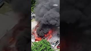 Clarksville auto repair shop destroyed by fire