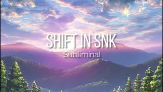 Subliminal theta 4Hz - Shift dans SNK