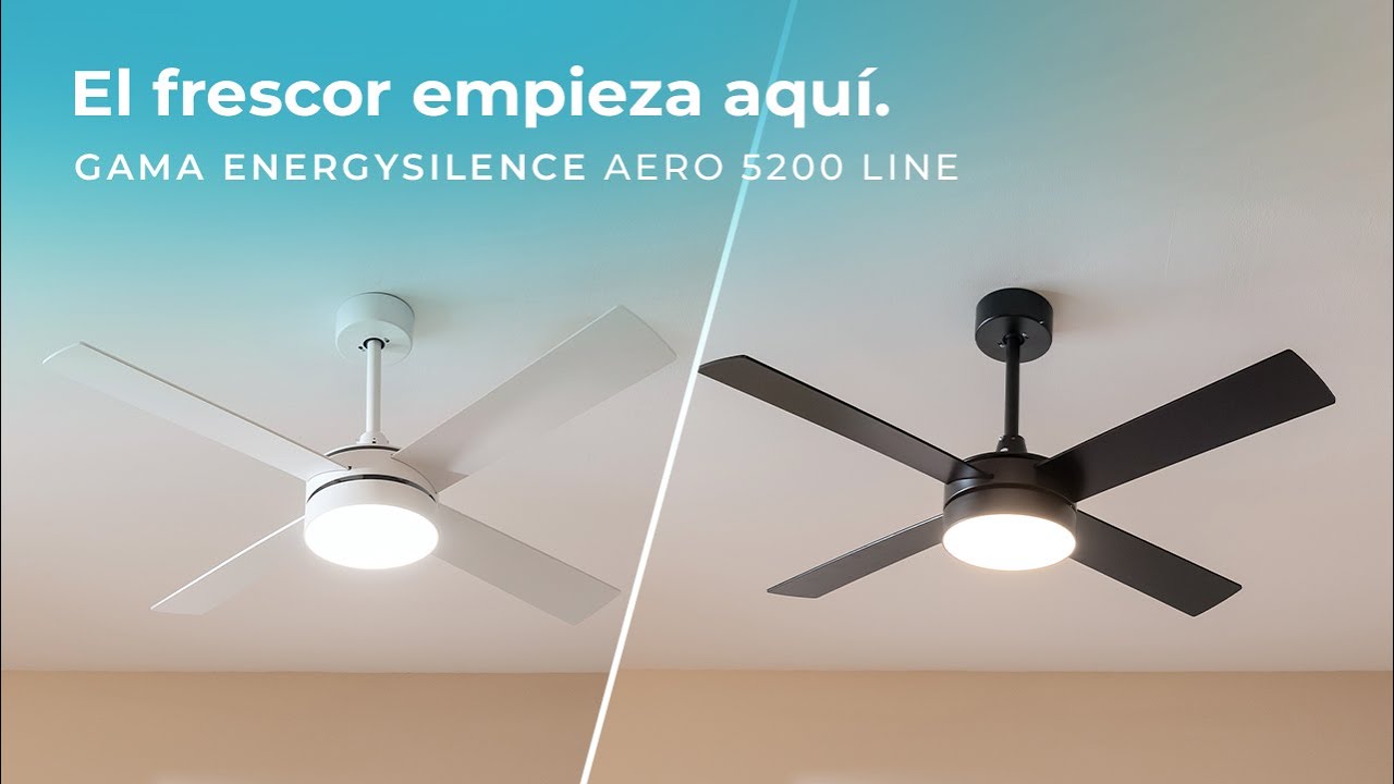 Ventiladores de teto EnergySilence Aero 5200 e 5250