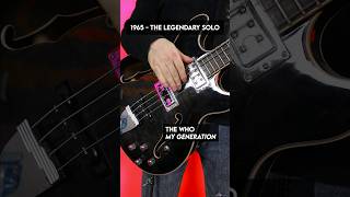 Evolution of John Entwistle in 30 seconds! #bass #guitar #thewho