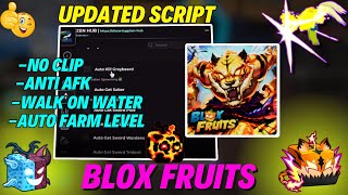 Blox Fruits Script Zen Hub Script Showcase Walk On Water Auto Farm Level, More