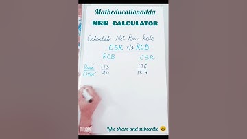Calculate Cricket NRR 🤩🤩🤩🤩🤩🤩 #shorts #ipl #msdhoni #maths #cricket