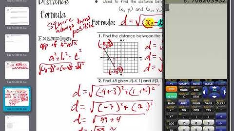 Geometry - 1.3.2 Distance Formula