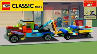 LEGO 10696 Car Ford Tow Truck 🚚 & Pick Up MOC. How to Build Lego Classic 💰 Save Money & Space