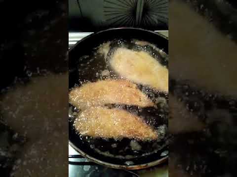 Petti di pollo con impanature croccante in frittura