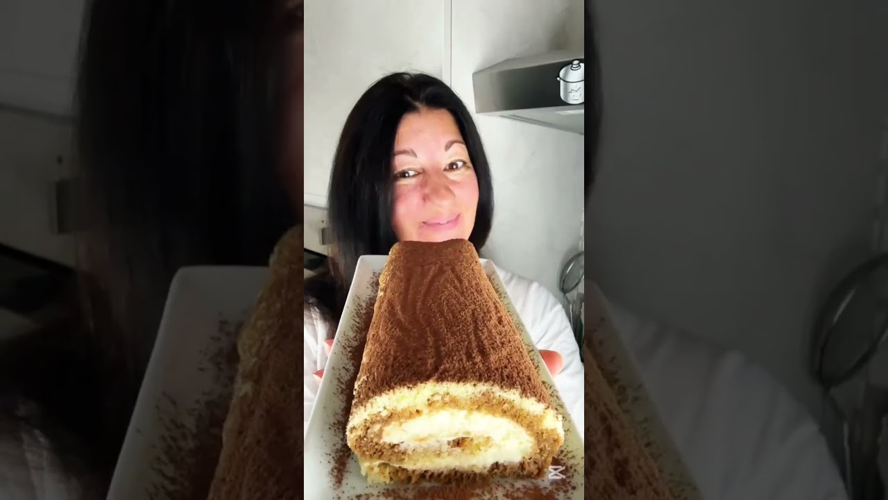 Rotolo tiramisù il tiramisù arrotolato per le feste  con crema al mascarpone - Ricette che Passione
